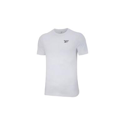 Reebok Breathable Outdoor Sports Slim Fit Round Neck Short Sleeve T-Shirt Unisex Tops White GR8486