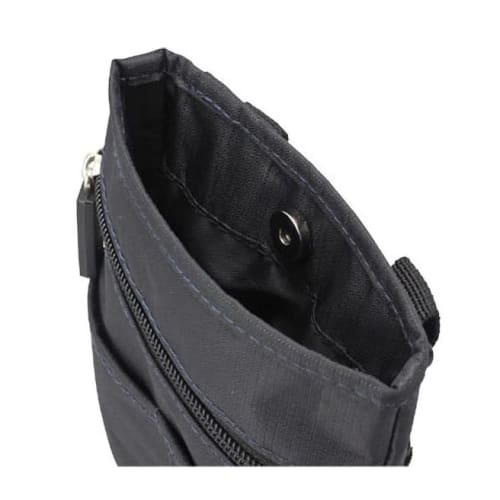 PROTOOLS. "3-Way Lightweight Tool Pouch, Shoulder Pouch, Black, 150D Polypropylene, Approx. 210 X 150mm." Mini Sacoche, 2 Types (Pocket Type/Zippered