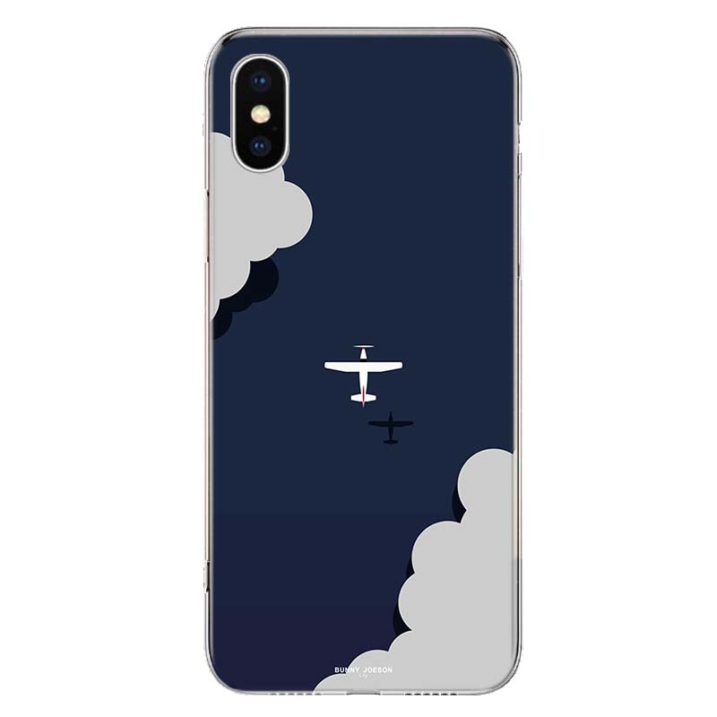 Travel the World Paper Plane Cover Phone Case For Apple iPhone 11 12 13 14 Pro 7 XR X XS Max 6 6S 8 Plus + Mini 5 SE Print Soft