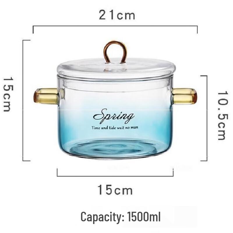 High Borosilicate Glass Stew Pot