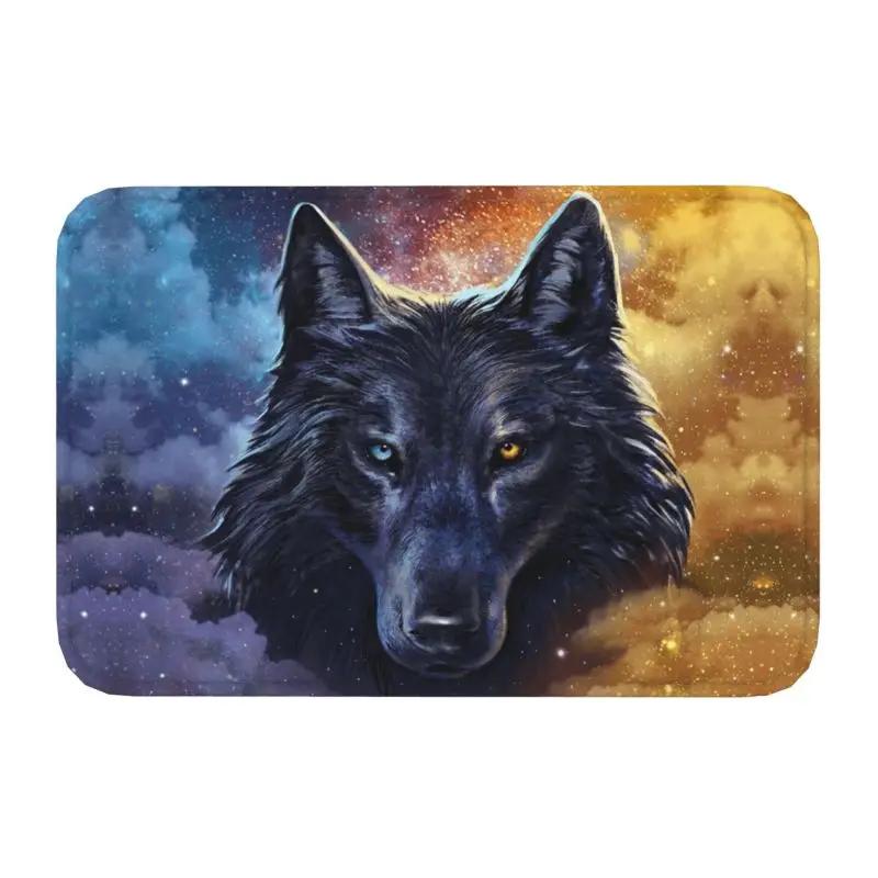 Animal Wolf Front Floor Door Entrance Mat Indoor Kitchen Bathroom Doormat Bedroom Carpet Rug