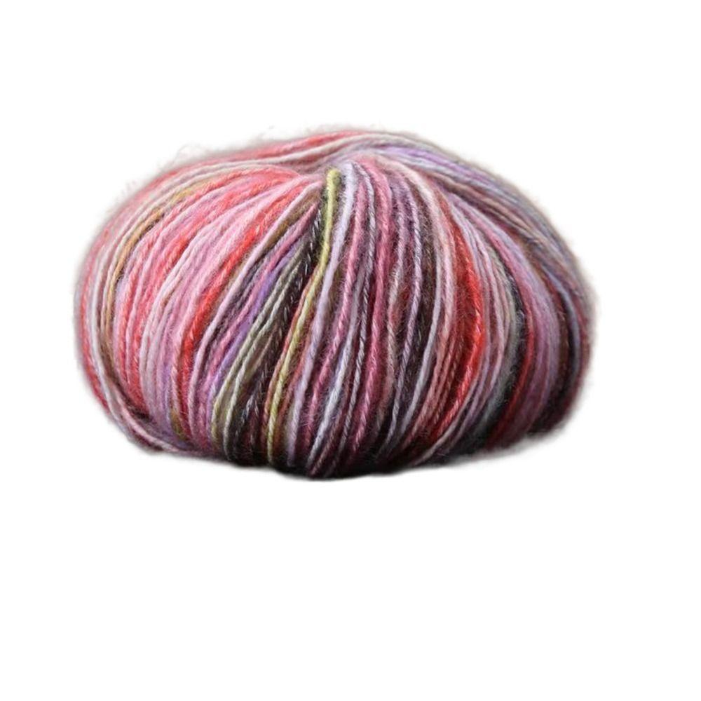 Multicolored Hand Knitting Yarn Super Soft Variegated Worsted Weight Yarn  Scarves