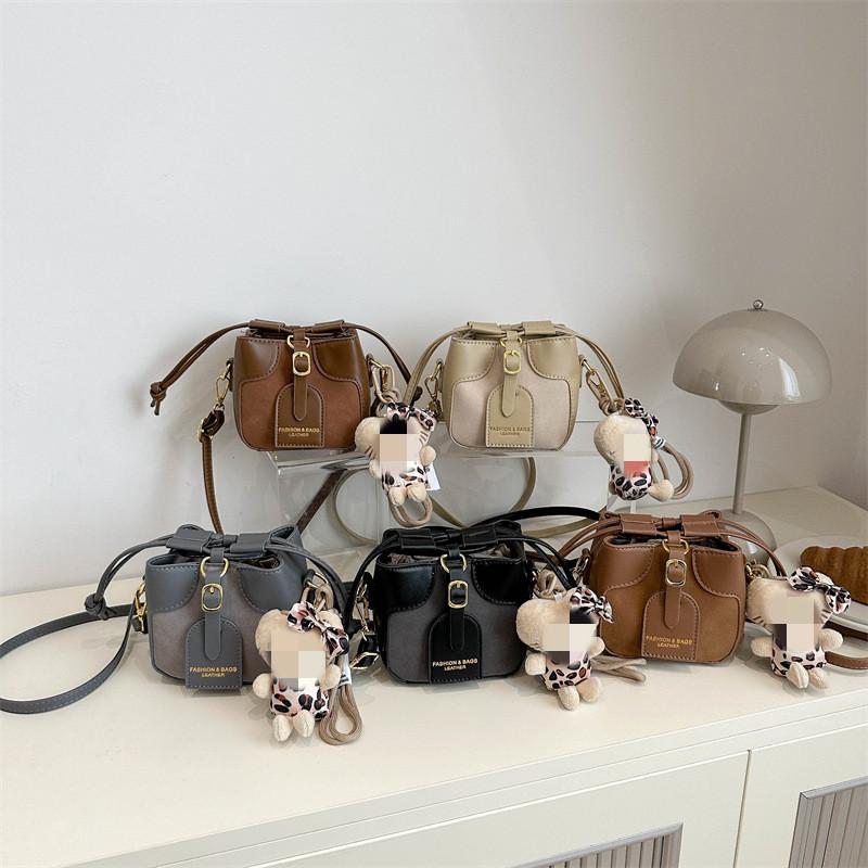 Pu Pendant Cute Material Children Shoulder Bag Suitable For Matching Daily
