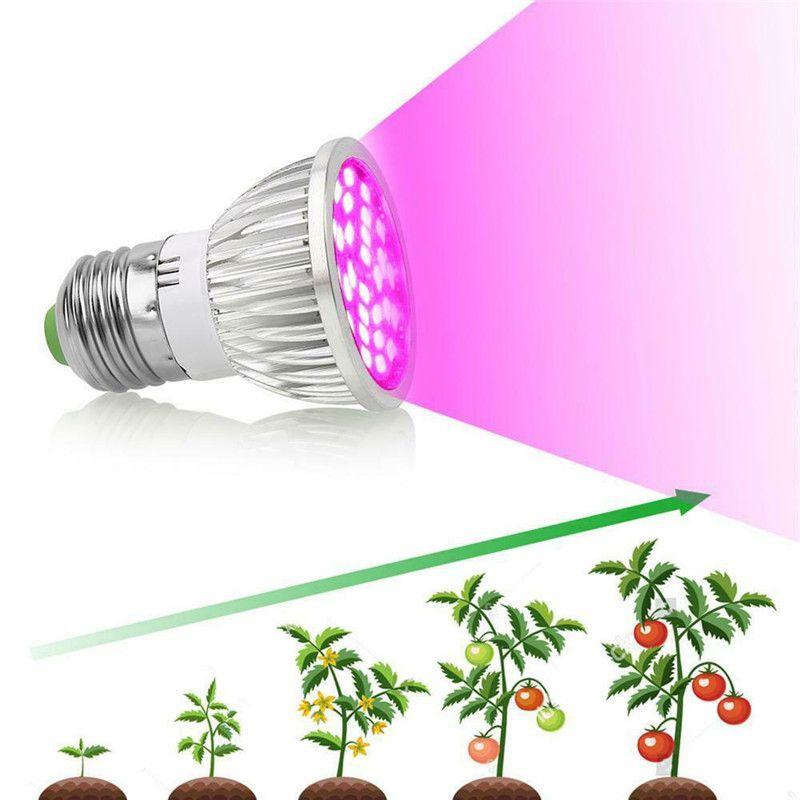 Advanced Full Spectrum 28leds Growing Lamp With Uv Light Perfect For All Plant Stages E27 Gu10 E14