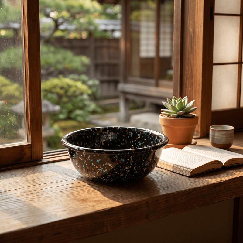KAPKASplash Enamel Soup Bowl