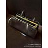 [Autumn New] Light Luxury Retro Textured Shoulder Handbag Niche Saddle Bag Underarm Baguette Bag