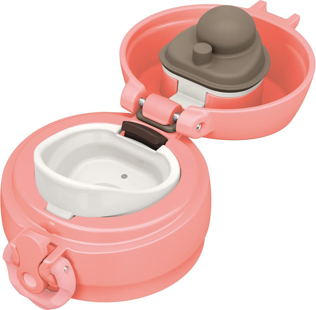 Thermos Vodní vakuově izolovaná mobilní odnímatelná hubice pro snadnou lehkou nerezovou láhev CRL, hrnek, 0,35 l Coral, čištění, typ, ovládání jedním dotykem