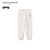 Teenie Weenie Girls' Sweet Lace-Trimmed Fleece-Lined Sweatpants