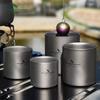 Pure Titanium Double Wall Insulated Travel Mug Coffee Tea Outdoor Camping Lightweight Thermal Cup