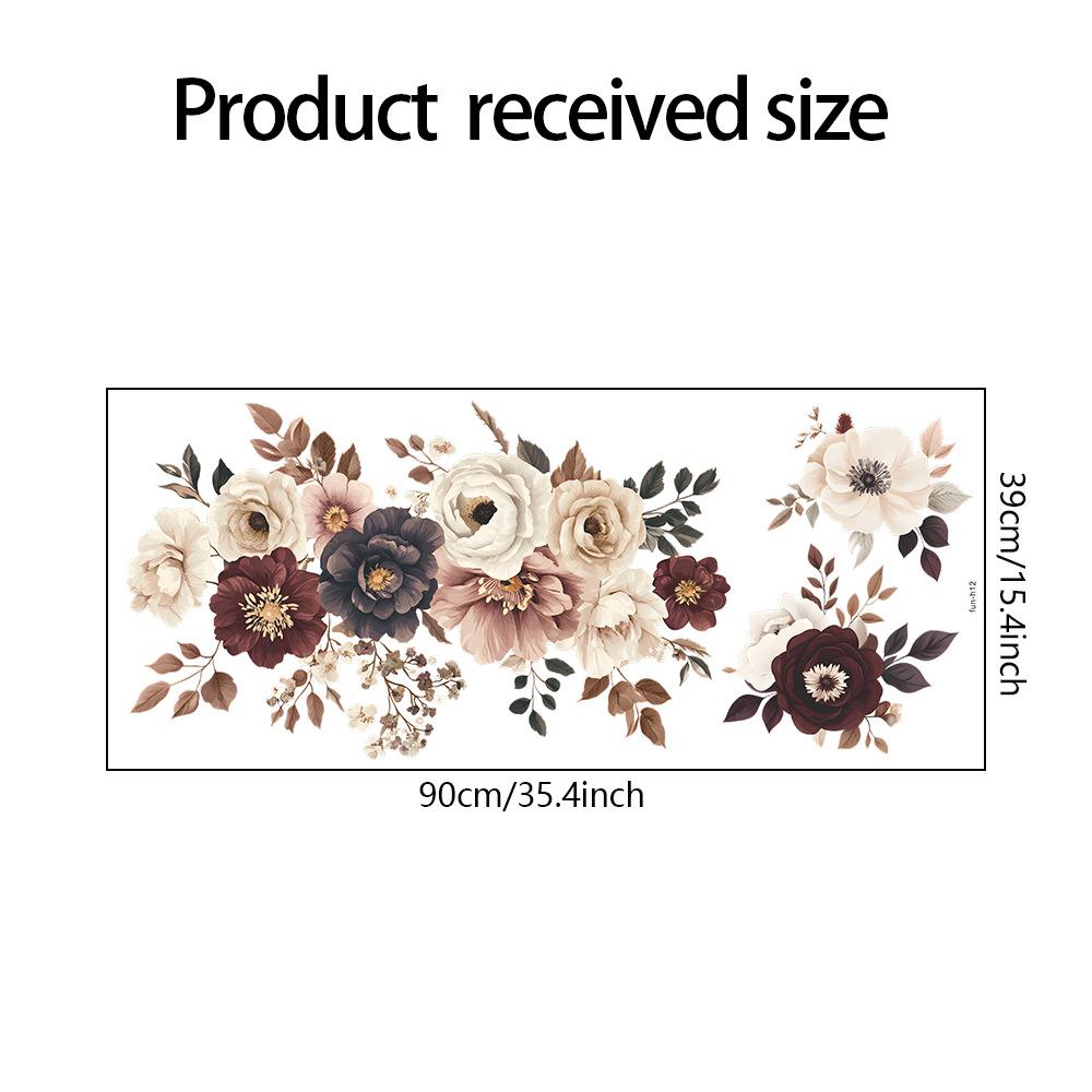 

Нарисованные растения цветы спальня гостиная стены ландшафтный дизайн декоративные настенные наклейки 39*90cm/fun-h12