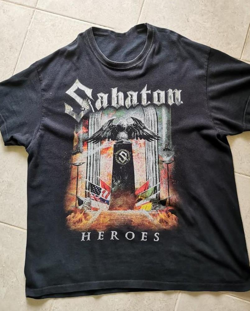 vtg Sabaton band ALBUM shirt black All sizes short sleeve S to 5XL Unisex T-Shirt M