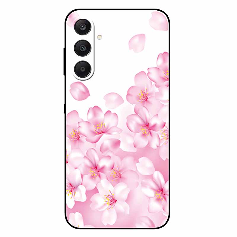 For Samsung A17 5G Case Black Silicone Soft Fashion Animal Back Cover For Samsung Galaxy A17 5G TPU Coque Cute Protective Bumper