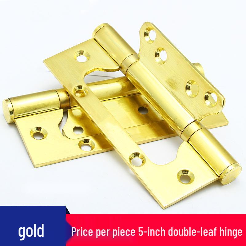 4-Inch Thickened 304 Stainless Steel Mortise-Free Silent Bearing Door Hinge