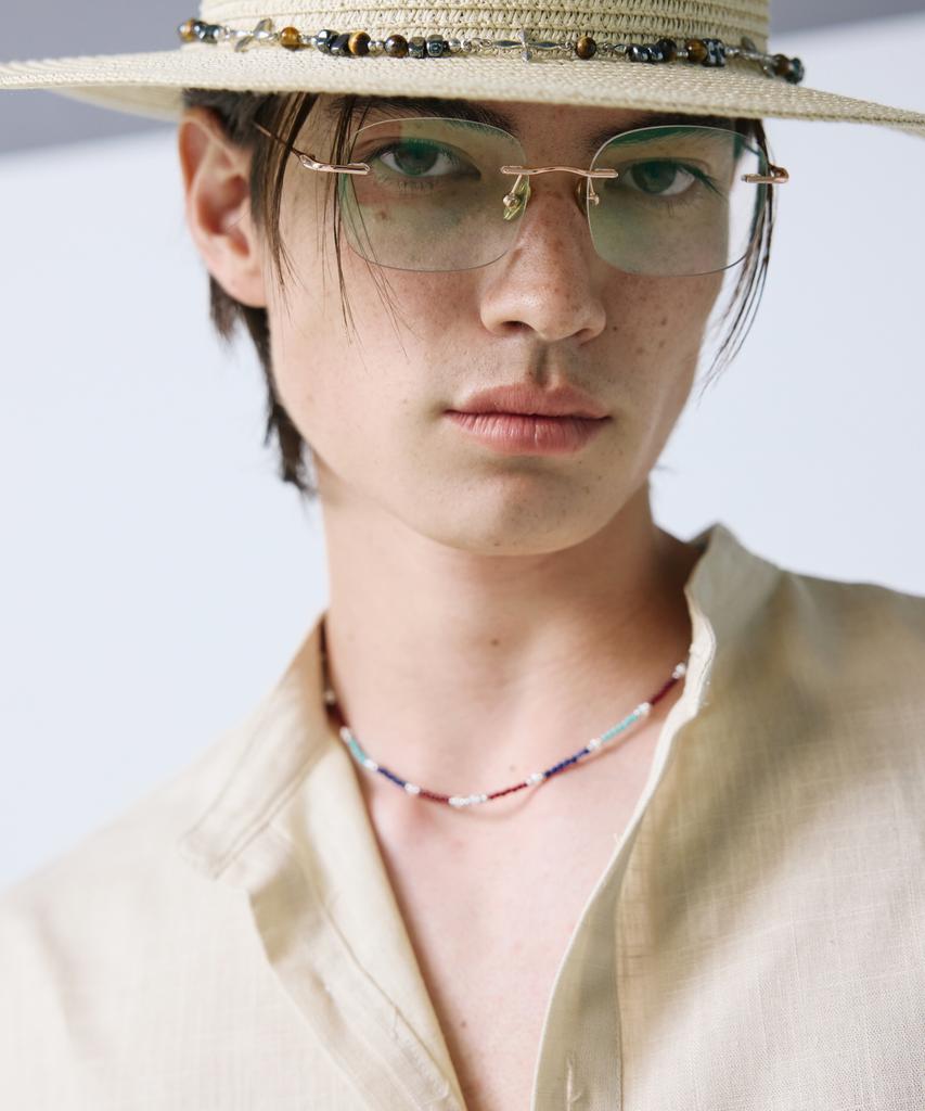 SSY Linen Concho Roll-Up Shirt Cream