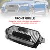 Gloss Black Front Bumper Radiator Vent Mesh Grille Grill Fit Q7 2016-2019
