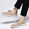 Man Genuine Leather Casual Shoes Business shoes Luxury Brand Leather shoes Breathable High Quality Comfy Frosted Formal Shoes