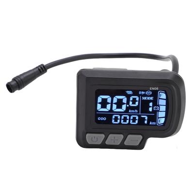 Elektriline LCD-ekraaniga mõõdik EN06 LCD-ekraani juhtpaneel USB-ga 6-pin Veekindla kaabliga elektrijalgrattale