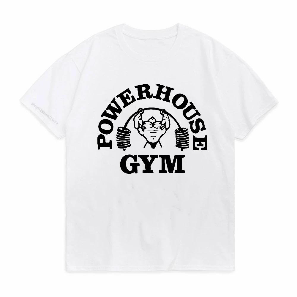Sommer-Kraftpaket Fitnessstudio T-Shirts Mode Damen T-Shirt Grafikdruck Sportlich Herren T-Shirt Sportlich lässig Rundhalsausschnitt Kurzarm T-Shirts