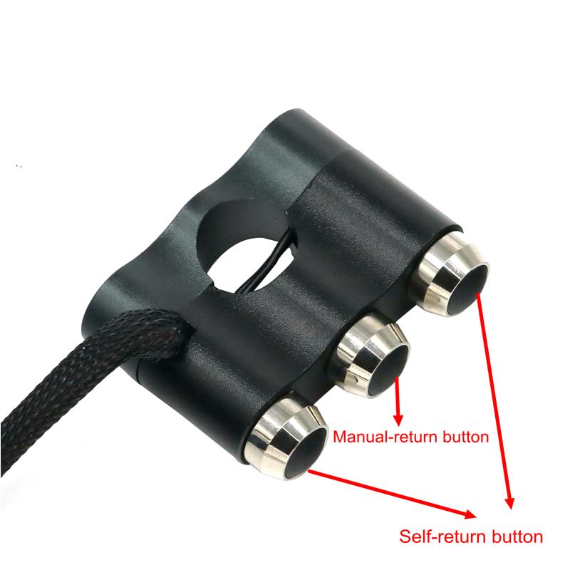 LMoDri Motorcycle Universal Aluminum Switch 7/8" Handlebar Control For Headlights Horns Emergency Stop Light Three-in-one