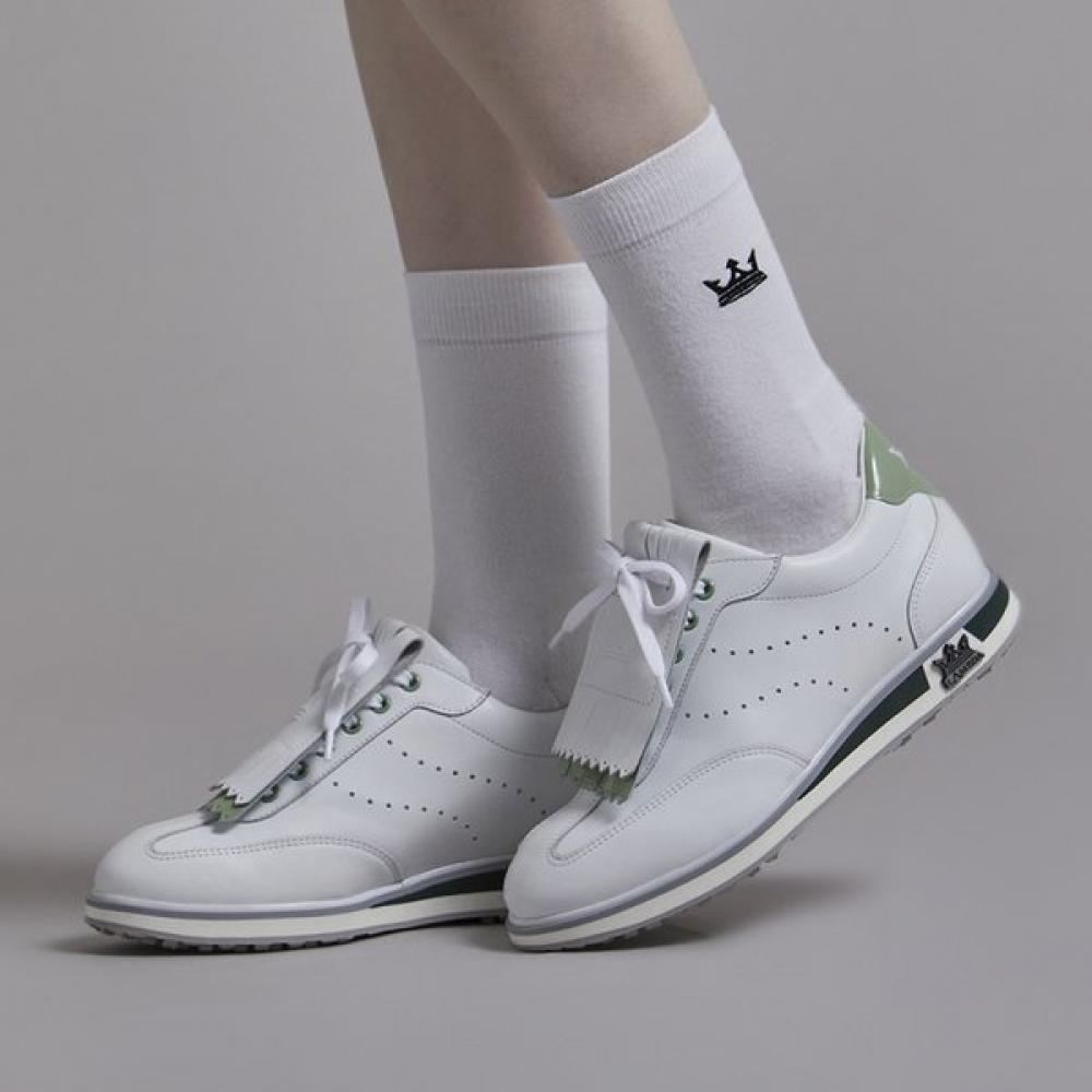 Lambda Women Lux Comfort Socks Mid White 26911