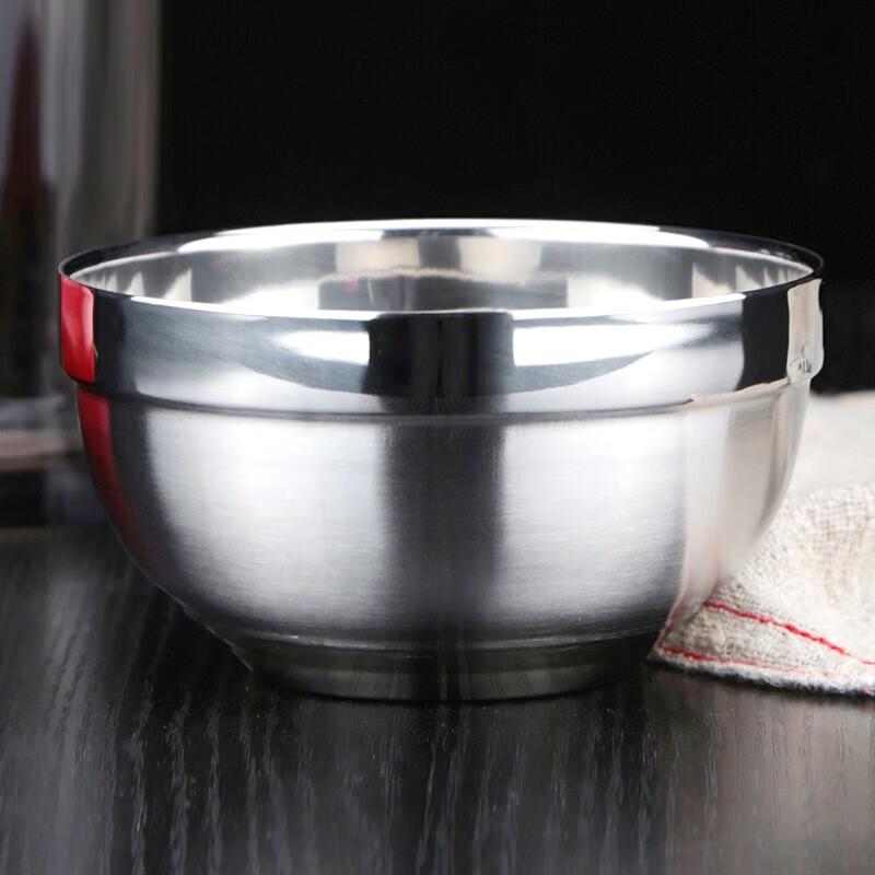 Jingchuyuan 304 Stainless Steel Double-Wall Insulated Bowl