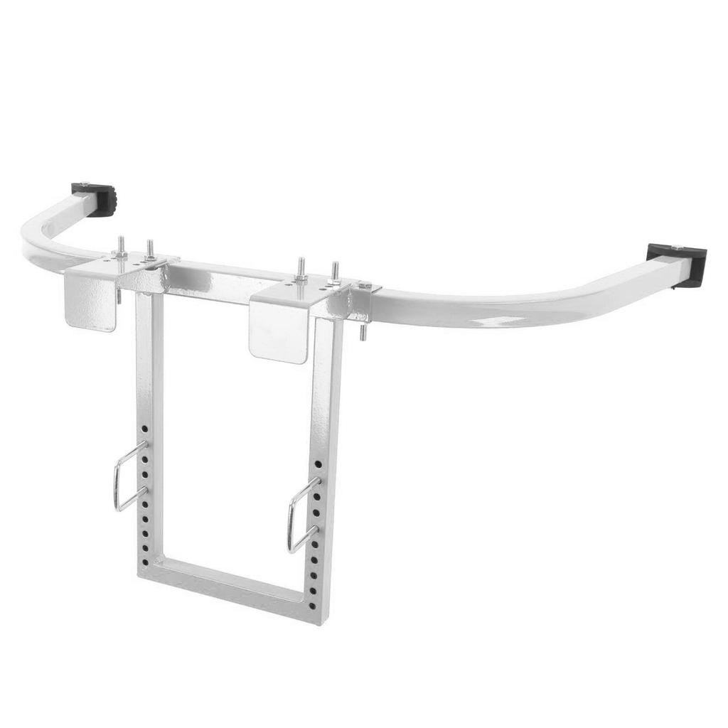 Ladder Stabilizer Steel Ladder Roof Hook Wing Span Standoff for Climbing Painting Silver Gray
