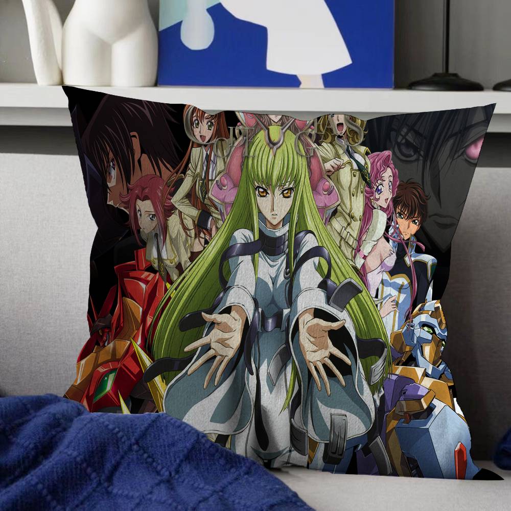 Anime Julius Kingsley Code Geass Pillow Cover for Bedroom Room and Living Room Sofa Decorative Cushion Cover