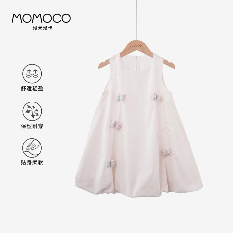 MOMOCO Girls Sweet Bow Sleeveless Dress 120
