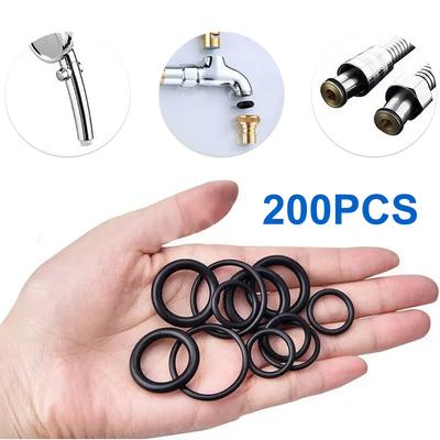 200Pcs Seal Nitrile Rubber Bands Boxed High Pressure O-Rings Repair Kit Sealing Elastic Band O Rubber Rings Set