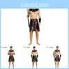 Atemberaubendes ägyptisches Pharaonen Kostüm für Herren, ideal für Halloween und Bühnenauftritte