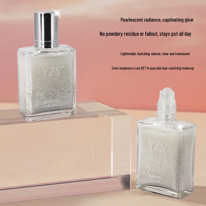 YZS Starlight Liquid Eyeshadow: Super Sparkly, Lightweight, Long-Lasting Rollerball Highlighter with Diamond-Like Glitter.
