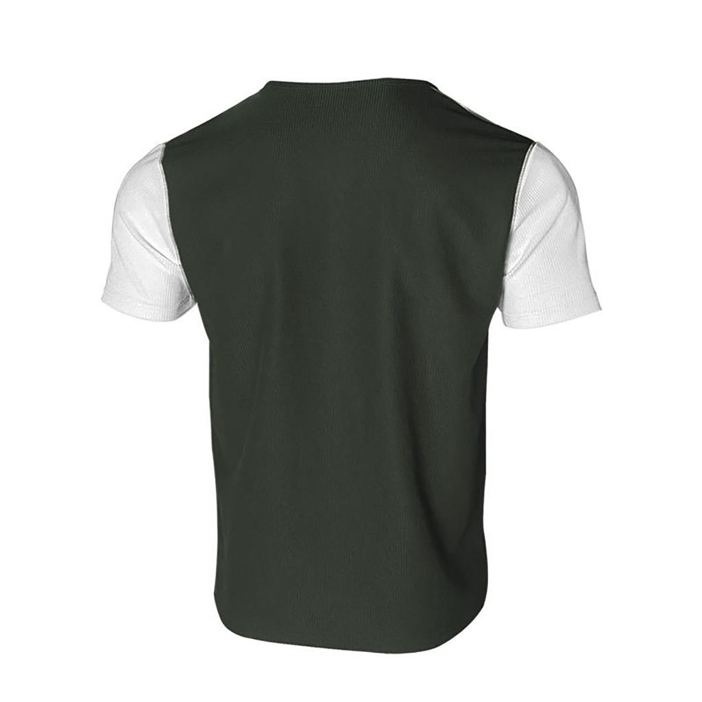 Tricou de vară vintage pentru bărbați Streetwear 3 nasturi Open Fly Îmbrăcăminte lejeră Tricou cu mânecă scurtă cu imprimeu