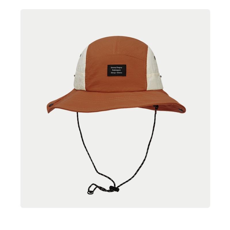 Color Matching Bucket Hat Sun Protection Sun Hat Men and Women Summer Hiking Camping Quick Drying Mountaineering Hat Travel Leisure Basin Hat