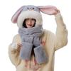 Zootopia Judy Rabbit Winter Warm 3-Piece Set: Plush Hat, Scarf, and Gloves