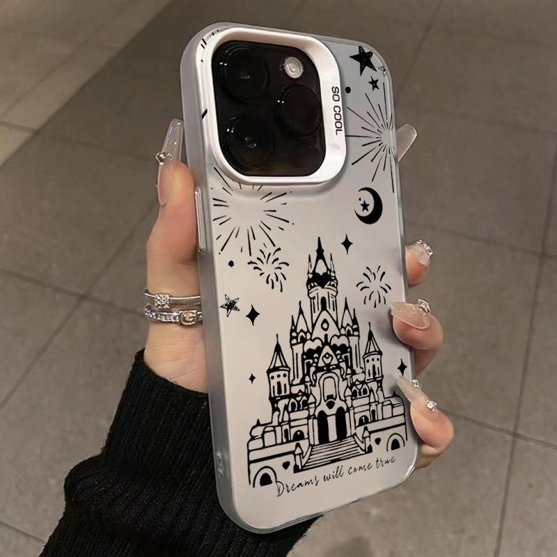 Firework Castle Pattern Shockproof Phone Case For  Mi 11 Lite 5G 14 13T 13 12T 12X Poco F5 X5 X6 M6 Pro Hard Matte Cover