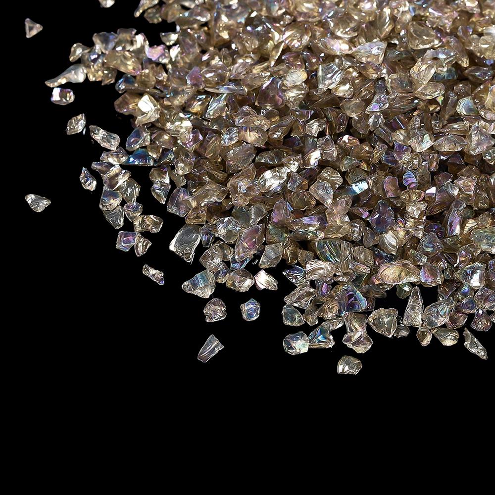 20/50g Glass Crushed Stone Irregularity Crystal Gravel Filling For DIY Epoxy Resin Mold Filler Crafts Decorative Nail Art Filler
