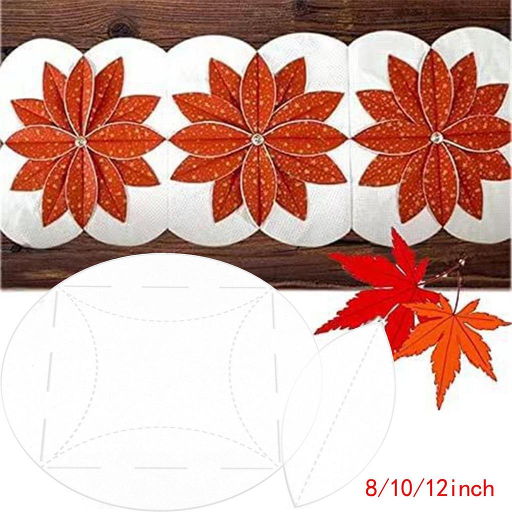 Transparent Quilt Circle Template, Quilt Supplies Circle Ruler Reusable Acrylic