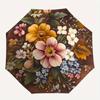 1pc Vintage Floral Bouquet Umbrella with Plastic Handle,Suitable for All Seasons Home Travel Outdoor UmbrellaB1621