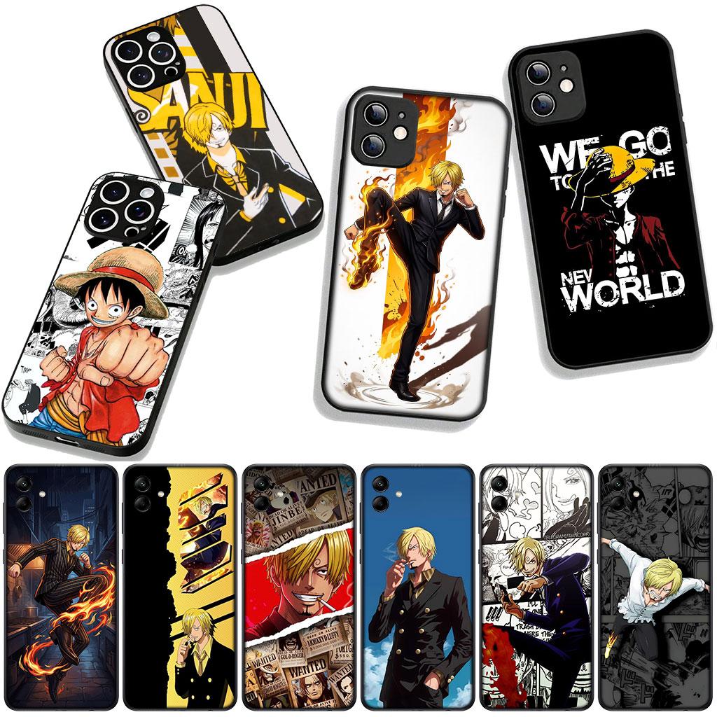 Poster Luffy Sanji One Piece Case for Motorola Moto G54 G05 G24 G45 G55 G75 G85 G15 G57 G86 Power Edge 50 30 Fusion neo Pro