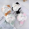 Kawaii Long Tail Cat Plush Doll Pendant Cute Soft Stuffed Keychain High Quality Lovely Gift Bag Decoration Car Key Accessories