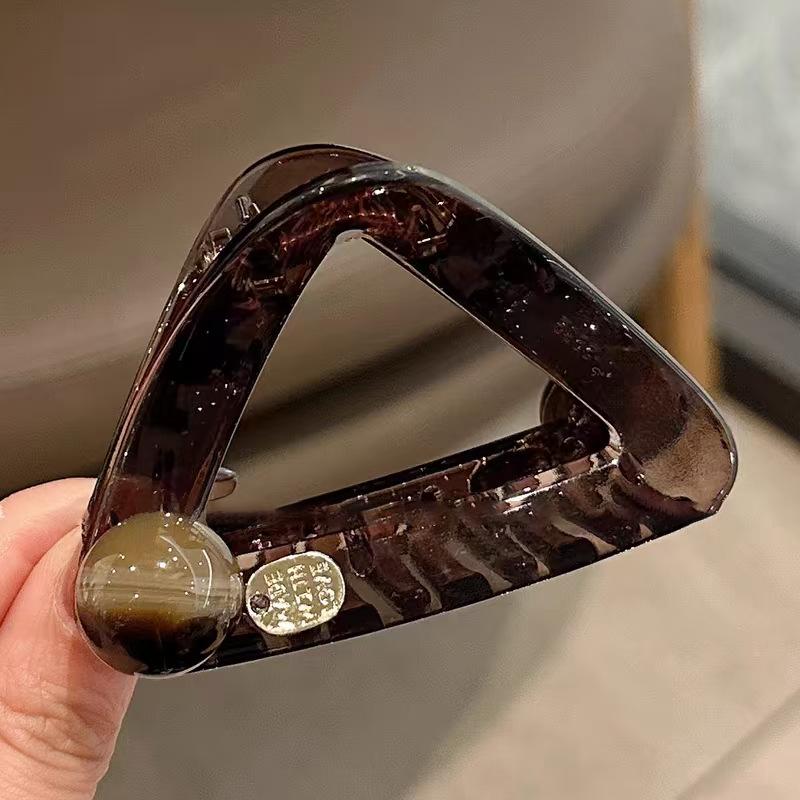 2025 Leopard Print High-End Large Shark Hair Clip for Women