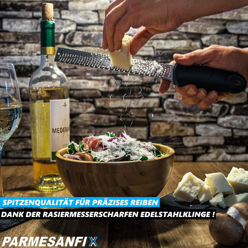 PARMESANFIX Struhadlo na parmazán Struhadlo na sýr Hoblík na sýr Kuchyňské struhadlo Struhadlo na citrony a zázvor