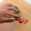 4pcs Stainless Steel Finger Guard Protect Cutting Vegetables Protector Knife Cut Finger Protection Hand Guard Kitchen Gadgets