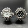 Unique Shape Roman Quartz Watch Punk Finger Watch Ring Fashion Jewelry Rings Jewelry Clock  Man