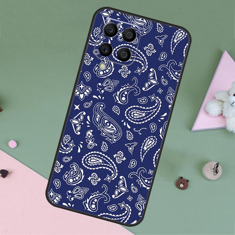 Paisley Bandana For Samsung Galaxy M11 M21 M31 M12 M13 M14 M15 M35 M34 M54 M33 M53 M32 M52 M06 M16 M55 Case