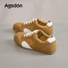 Augusden Women's 2025 Brown German Trainers - Thick-Soled Casual Racing Ballet Shoes
