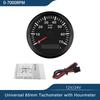 Universal 85mm Tachometer Engine RPM Gauge Set with Hourmeter for Car Boat Truck