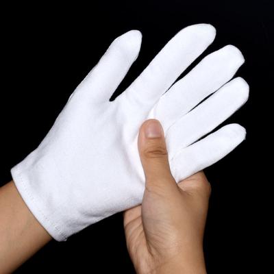 Thickened Cotton Gloves, Work And Play Etiquette Cotton Gloves, Work And Labor Insurance White Gloves
