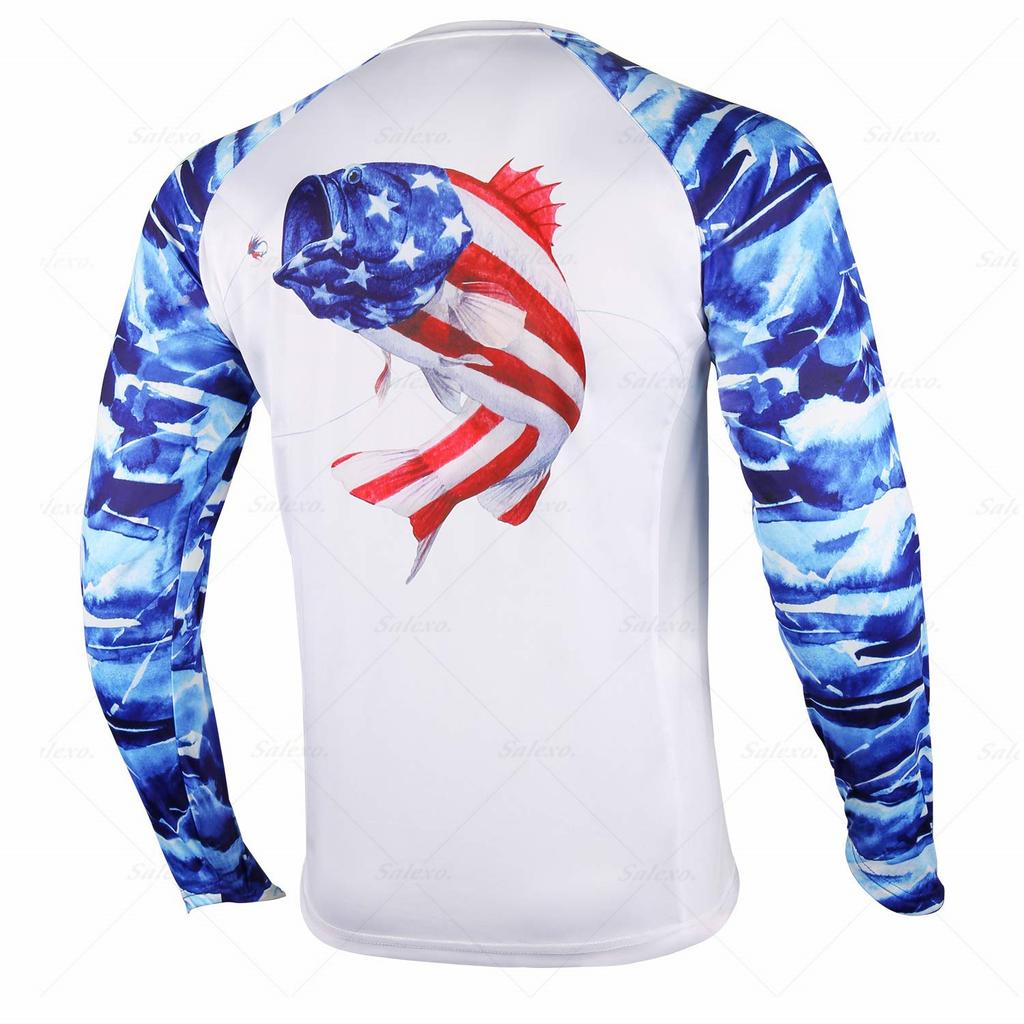 Tuna Fishing Suit Fishing Sunscreen Suit Breathable Quick-drying Trout Fishing Suit Fishing Suit