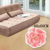 Pastoral Lotus Floor Mat Special-shaped Door Gasket Flower Carpet  Living Room Tea Table Bedside